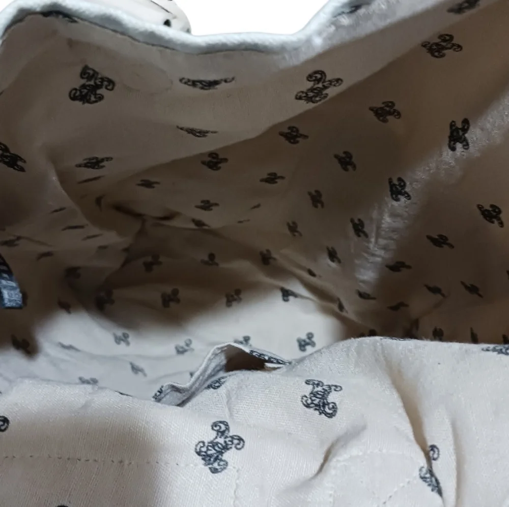 Vintage Addiction Mermaid Canvas Leather Tote - Picture 10 of 13